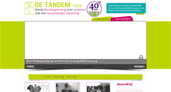 Desktop Screenshot of de-tandem.be