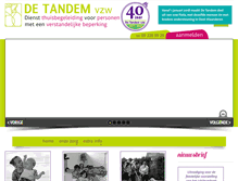 Tablet Screenshot of de-tandem.be